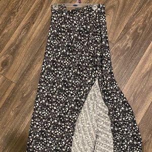 Urban Outfitters Rowan Midi Slip Skirt